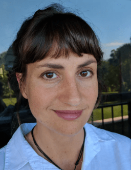 Portrait of Dr. Miranda Simon, Associate Professor of Causal and Experimental Methods in Politics and Social Policy